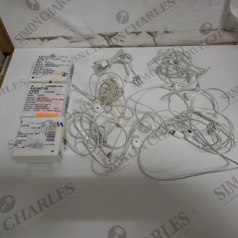 LOT OF 9 APPLE EARPODS WITH LIGHNING OR 3.5MM JACK INPUTS