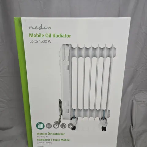 NEDIS MOBILE OIL RADIATOR – UP TO 1500 W, BOXED
