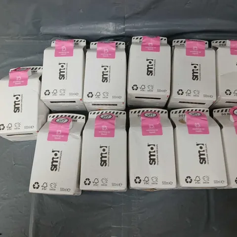 11 PACKS OF SMOL WASHING UP LIQUID 500ML - COLLECTION ONLY