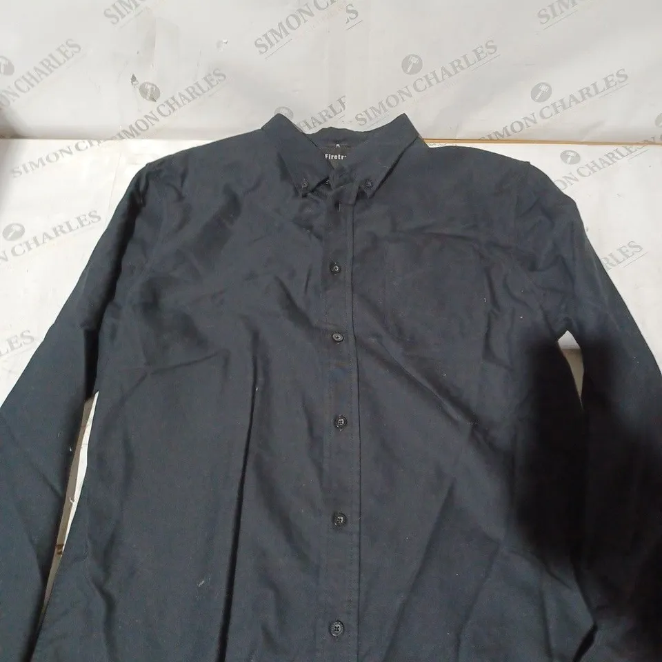 FIRETRAP BASIC BLACK SHIRT - L