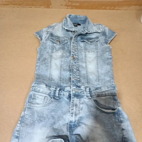 EGO DENIM PLAYSUIT – LIGHT BLUE, WOMEN'S – SIZE 6