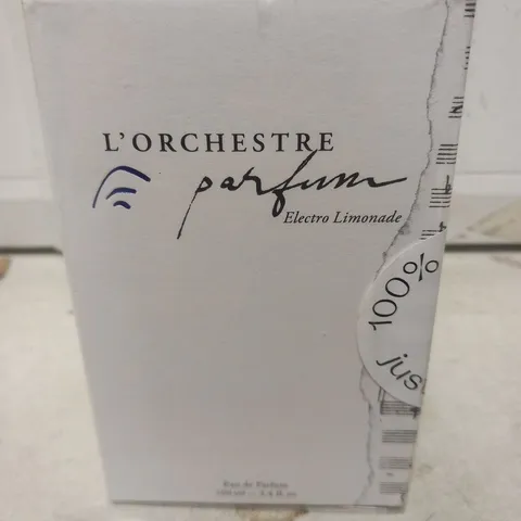 BOXED AND SEALED L'ORCHESTRE PARFUM ELECTRO LIMONADE EAU DE PARFUM 100ML