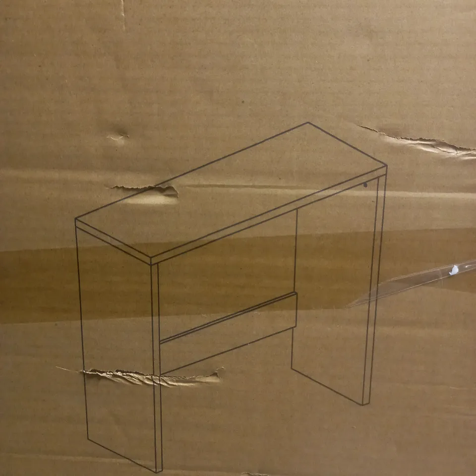 BOXED URBN LIVING PULL OUT DRESSER WORKSTATION DESK IN WHITE