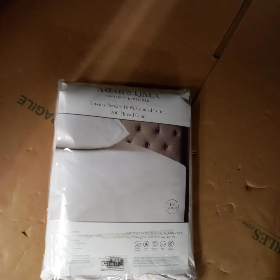 NOAHS LINES SUPER KING FITTED SHEET 