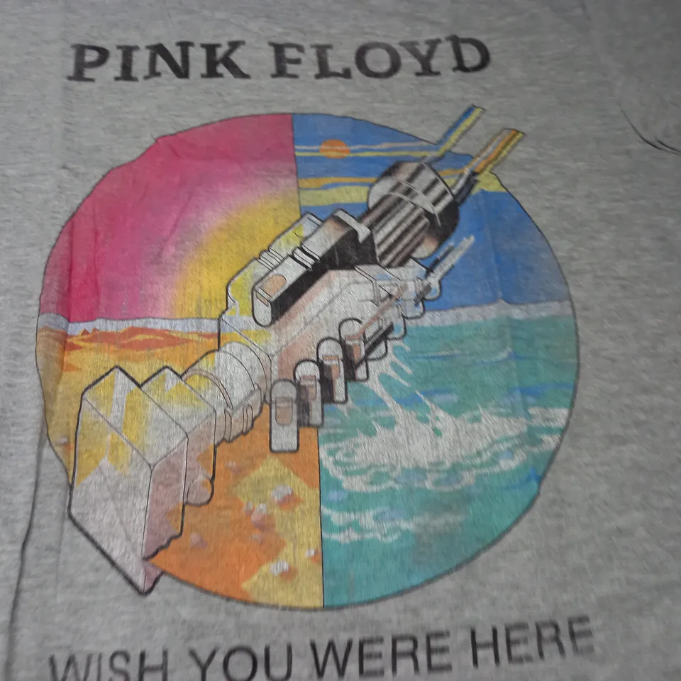 ABSOLUTE CULT GREY PINK FLOYD T-SHIRT - L
