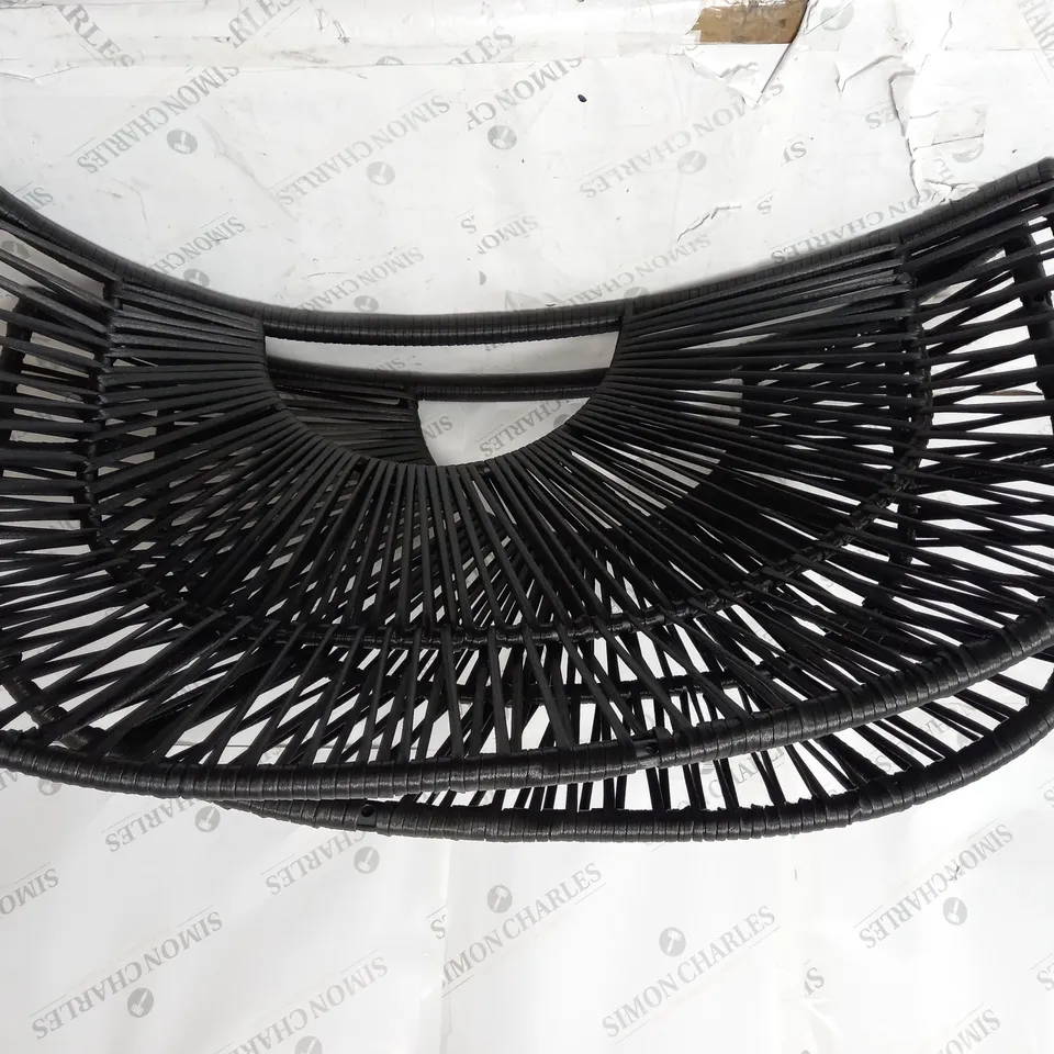 MY GARDEN STORIES BALI FAUX BAMBOO POD IN BLACK - COLLECTION ONLY