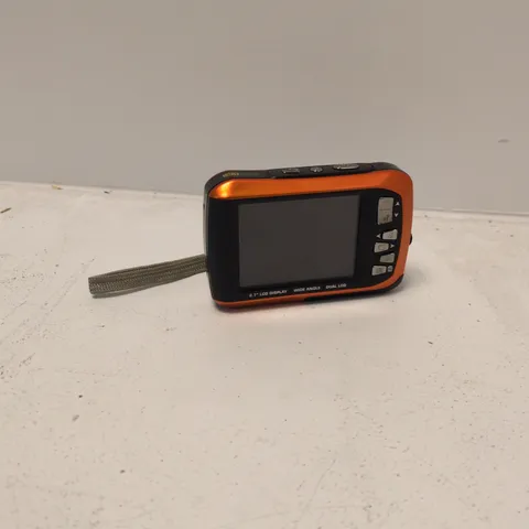 POLAROID IS087 16.0MP DIGITAL CAMERA – ORANGE/BLACK