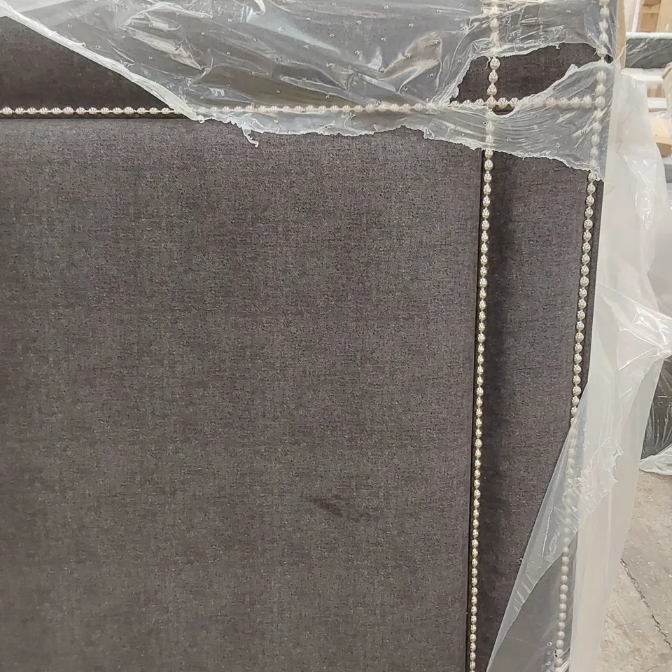 BAGGED DESIGNER 180cm SUPERKING SIZE FABRIC UPHOLSTERED HEADBOARD 
