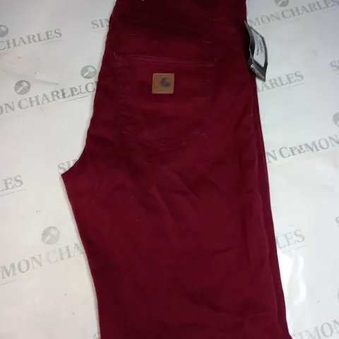 CARHARTT RED JEANS SIZE 30X32