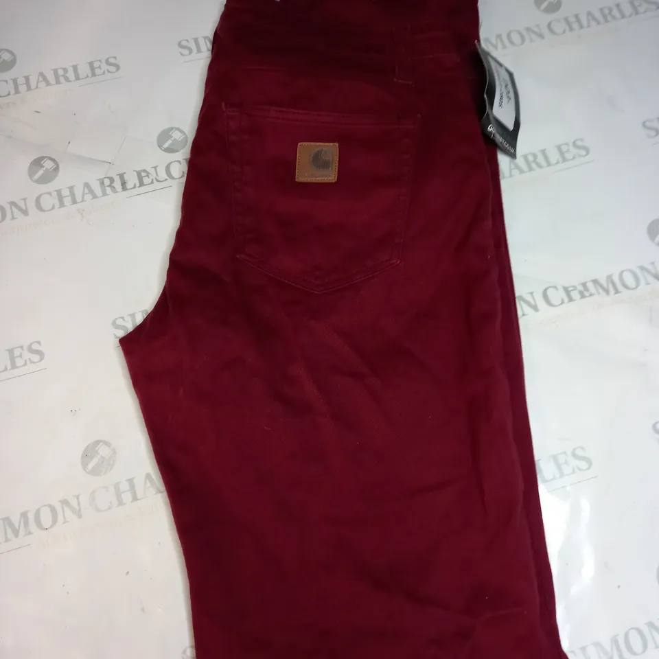 CARHARTT RED JEANS SIZE 30X32
