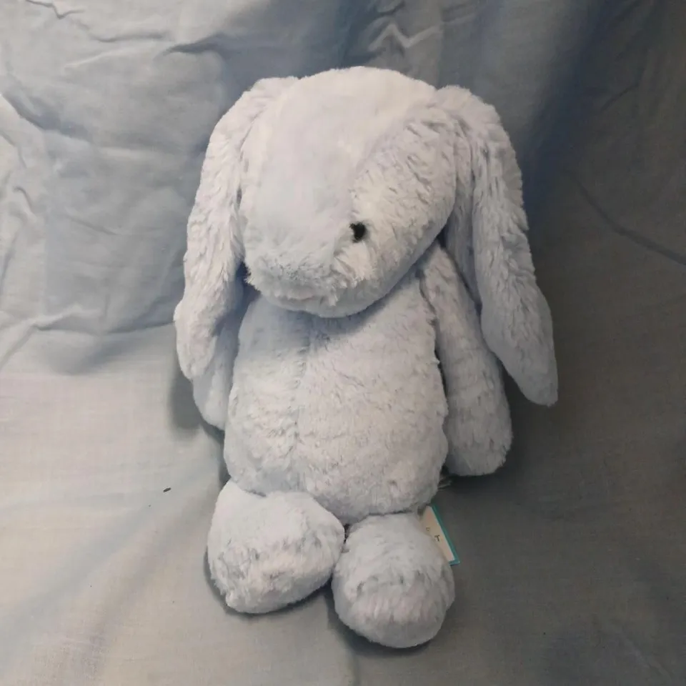 JELLYCAT MEDIUM BASHFUL BLUE BUNNY PLUSH TOY