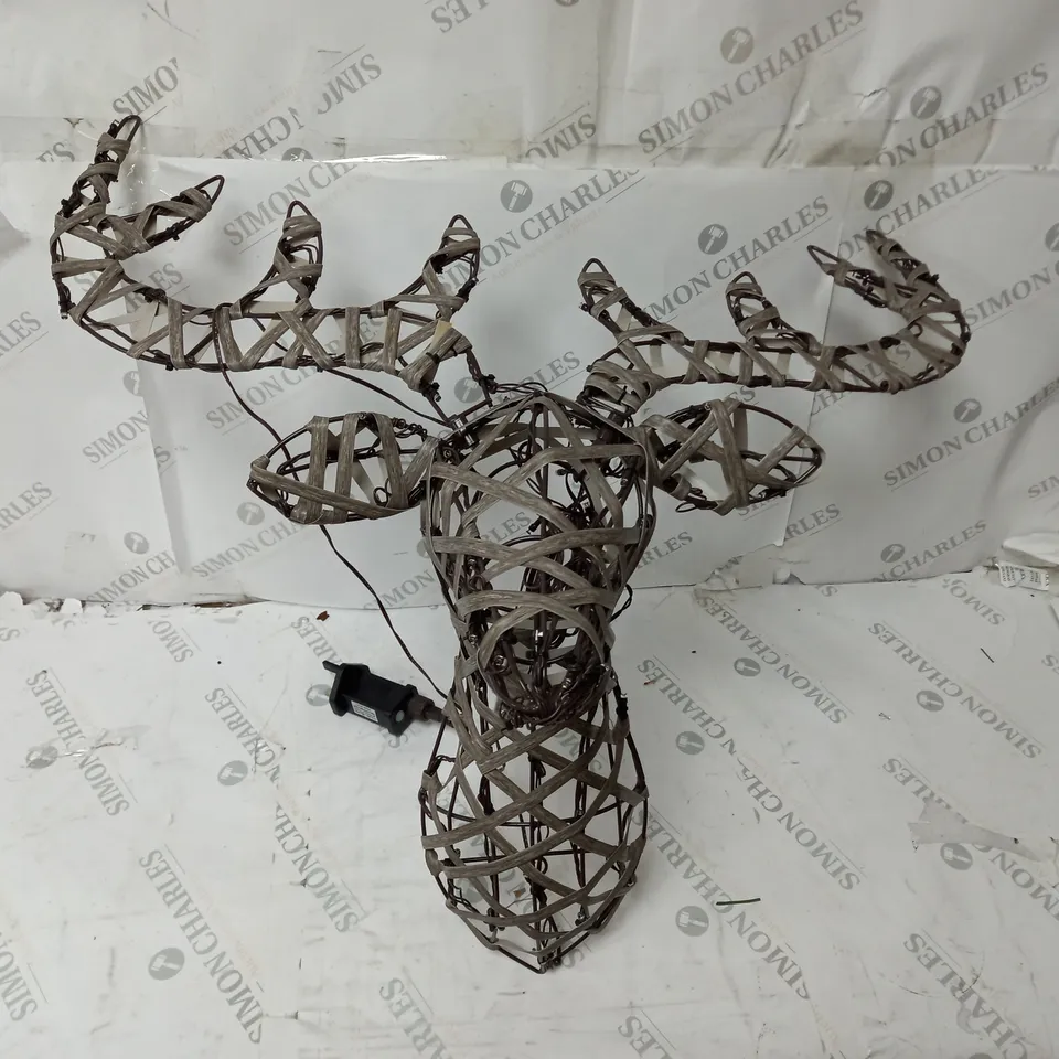 ALISON CORK INDOOR/OUTDOOR STAG HEAD