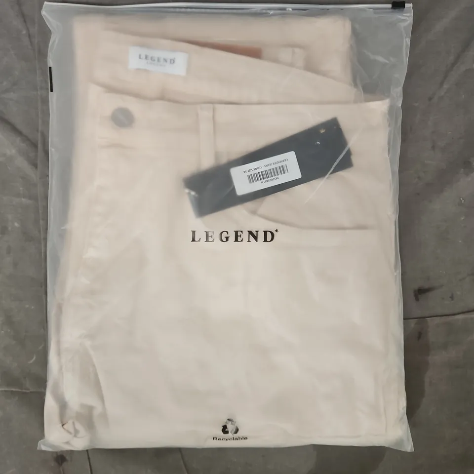 BAGGED LEGEND CARPENTER JEANS IN STONE SIZE 38