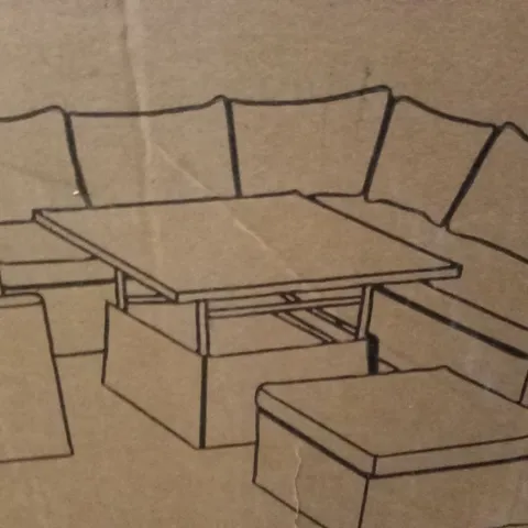 BOXED ANTIGUA OUTDOOR TABLE // TABLE ONLY (1 BOX)
