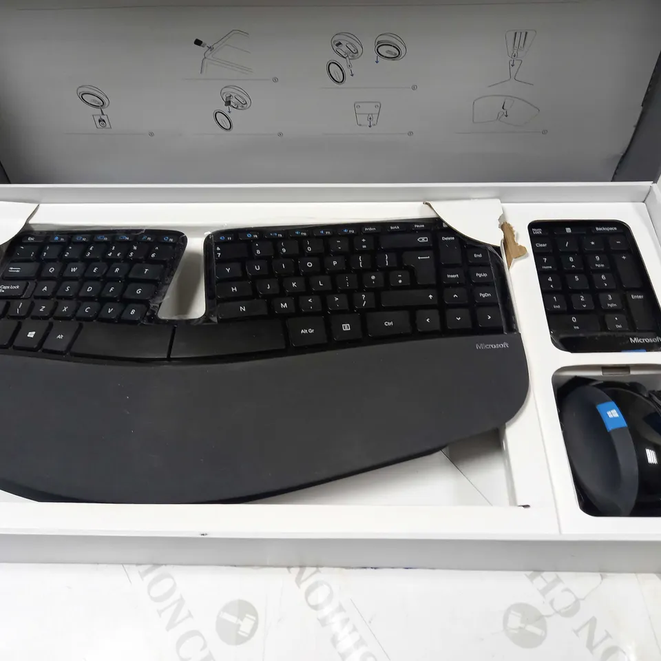 MICROSOFT SCULPT ERGONOMIC DESKTOP KEYBOARD SET