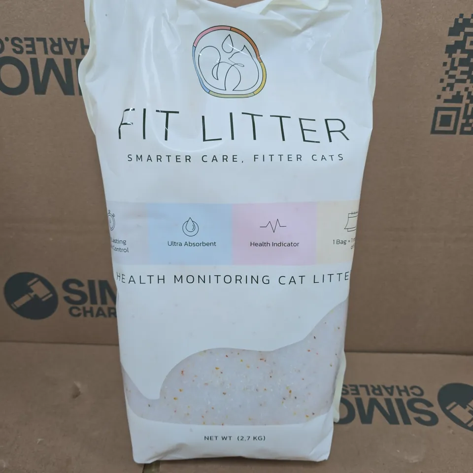 FIT LITTER HEALTH MONITORING CAT LITTER – 2.7 KG BAG