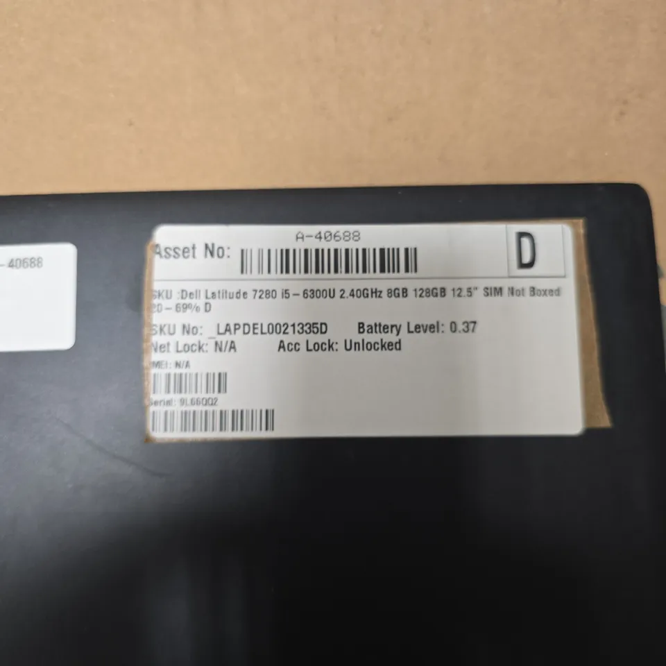 DELL LATITUDE 7280 LAPTOP – I5-6300U, 8GB RAM, 128GB SSD, 12.5" DISPLAY