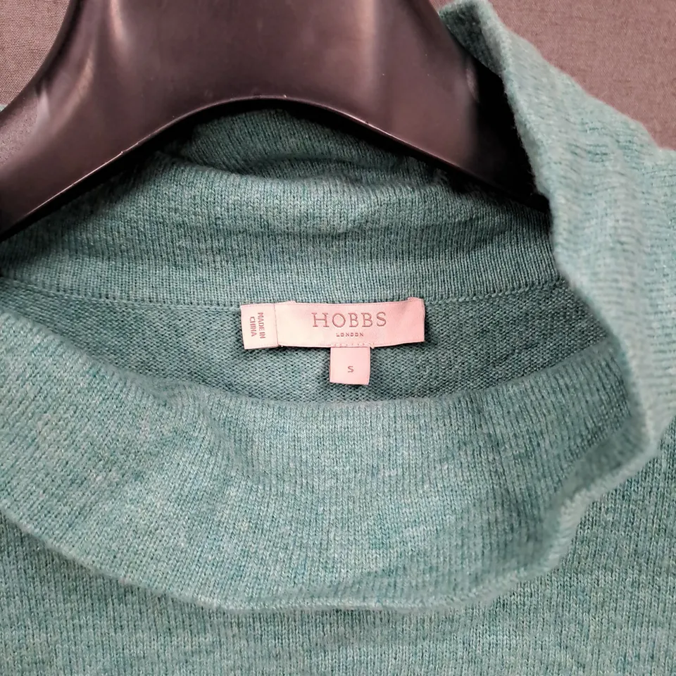 HOBBS LONDON LADIES JUMPER GREEN SIZE S