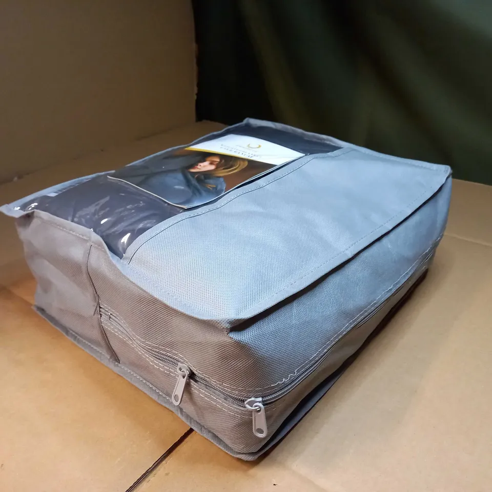 PACKAGED DESIGNER GREY WEIGHTED BLANKET