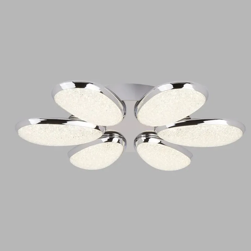BOXED SUZETTE 6 LIGHT LED FLUSH MOUNT LIGHT FITTING