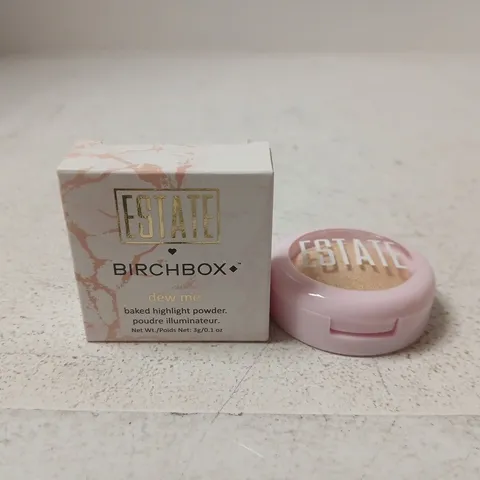 LARGE QUANTITY OG ESTATE BY BIRCHBOX DEW ME BAKED HIGHLIGHT POWDER