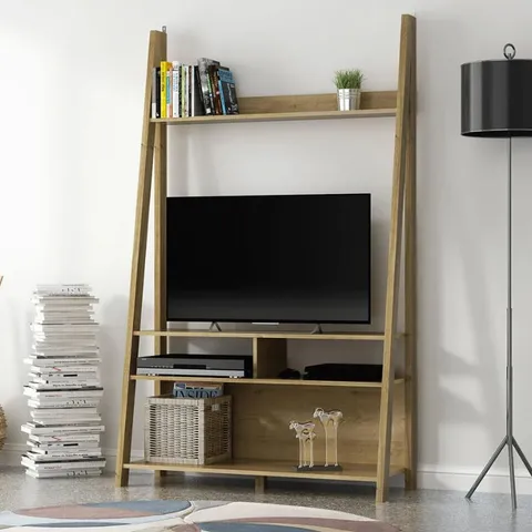 BRAND NEW BOXED TIVA LADDER TV UNIT IN OAK