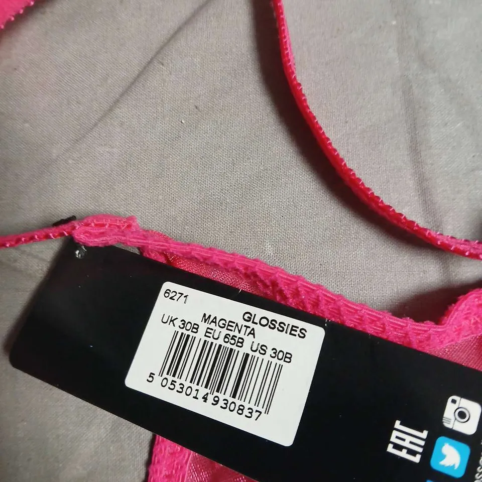 GOSSARD GLOSSIES MAGENTA BRA – UK 30B (EU 65B)