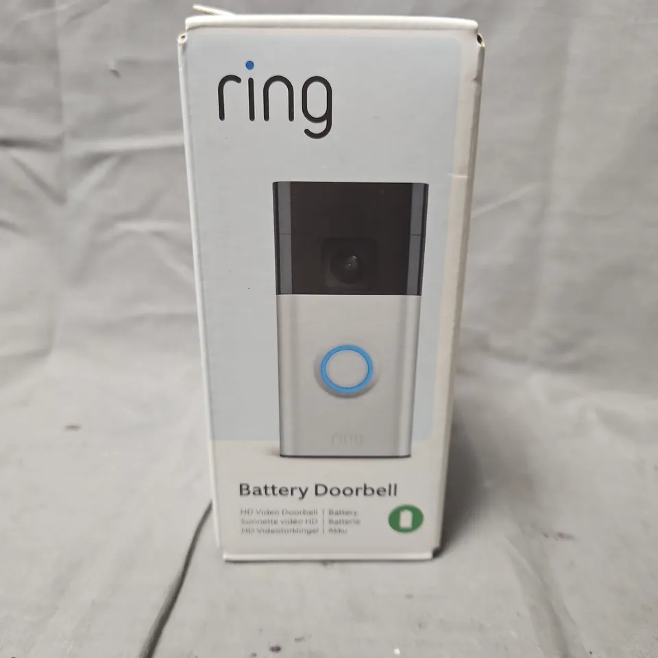 BOXED AND SEALED RING BATTERY DOORBELL