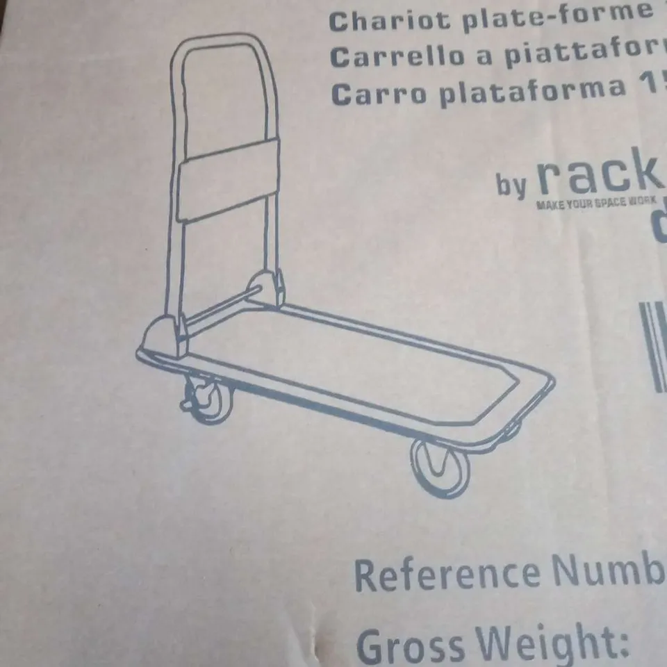 BOXED PLATFORM TROLLEY BY RACKIT DIRECT 150KG CAPACITY RD-JL-026