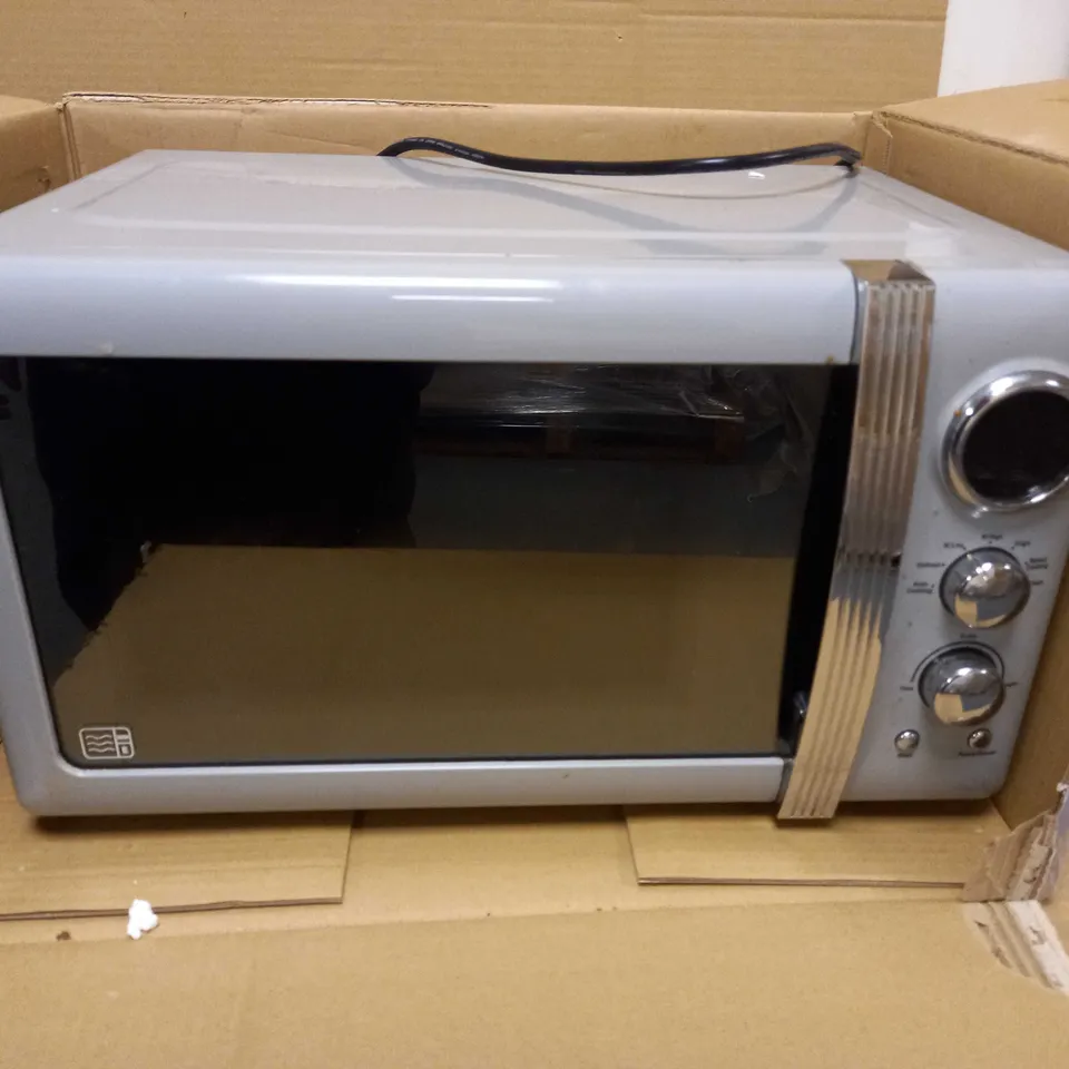 SWAN RETRO 800W GREY MICROWAVE 