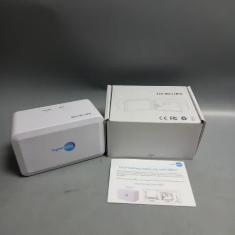 BOXED HYPEROPTIC PMU68 BACK UP BATTERY SUPPLY UNIT WHITE