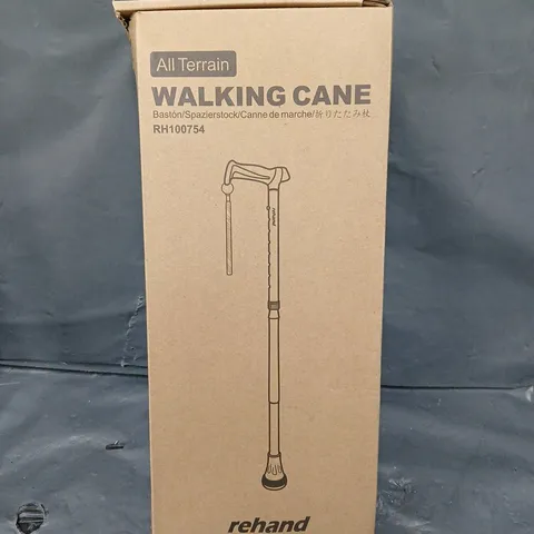 BOXED REHAND ALL TERRAIN WALKING CANE 