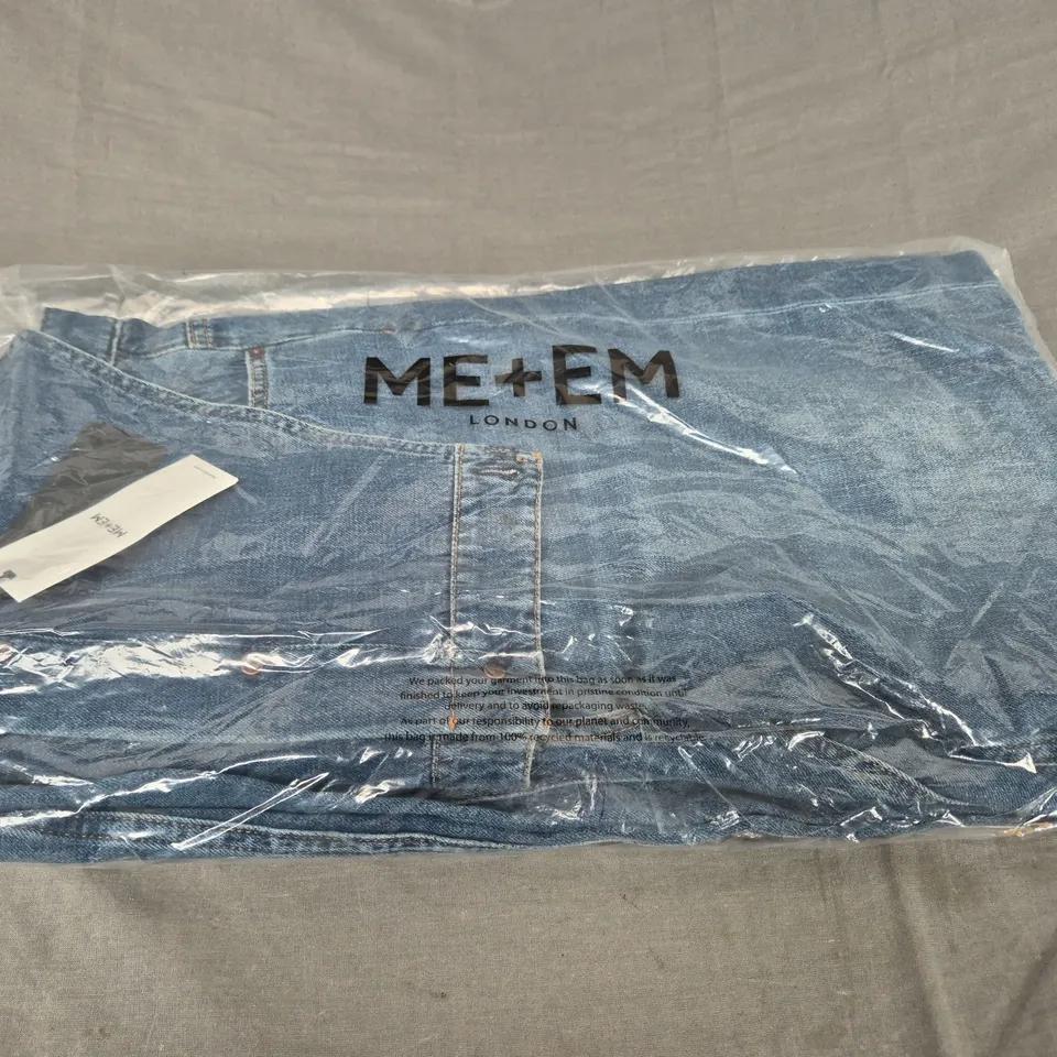 BAGGED ME+EM SUPER SOFT DENIM DUNGAREE SIZE 12