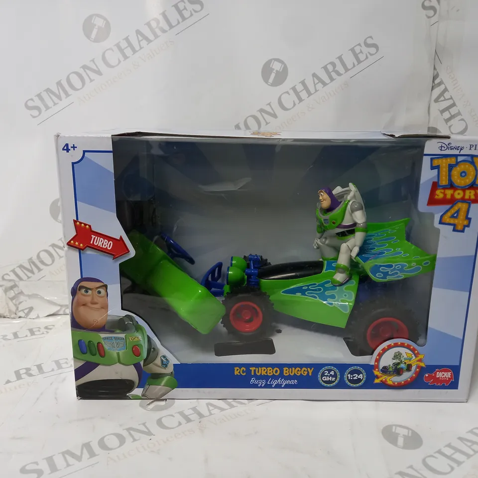 BOXED TOY STORY 4 RC TURBO BUGGY BUZZ LIGHTYEAR  RRP £27.99