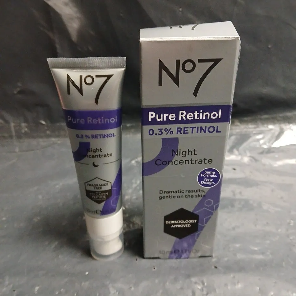 NO7 PURE RETINOL 0.3% NIGHT CONCENTRATE 