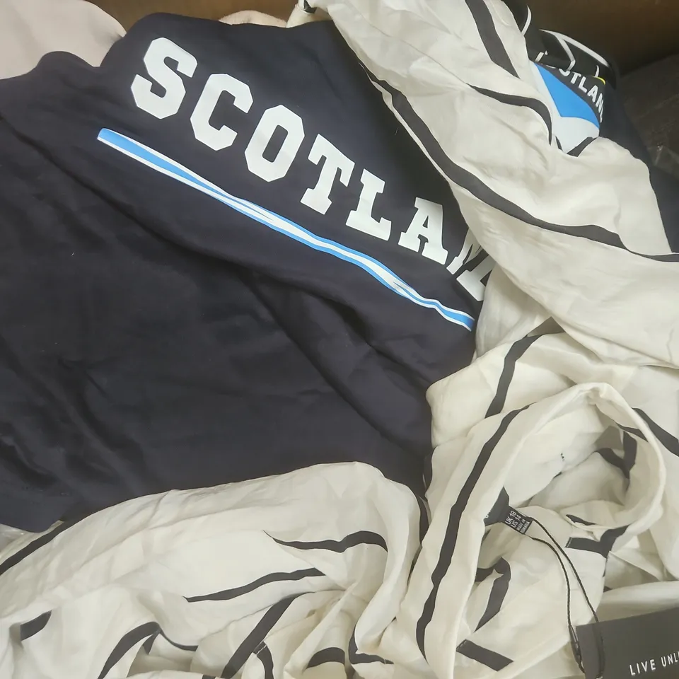 APPROXIMATELY 20 ASSORTED CLOTHING AND FASHION PRODUCTS IN VARIOUS STYLES AND SIZES - COLLECTION ONLY