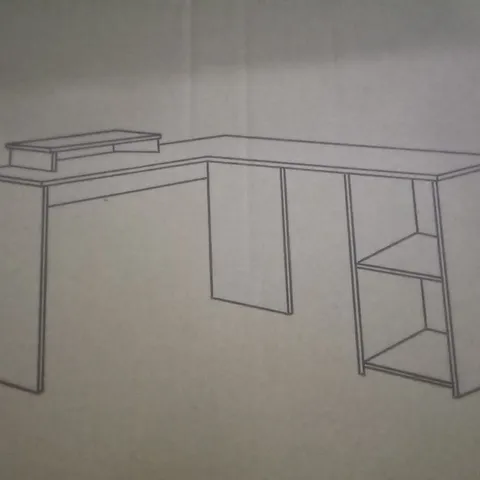 PALLET OF APPROXIMATELY 24 BOXED L-SHAPED COMPUTER DESKS