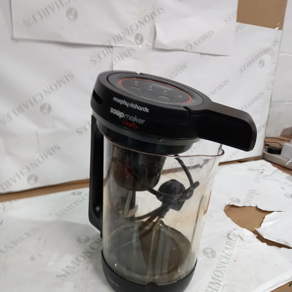 MORPHY RICHARDS CLARITY SOUP MAKER