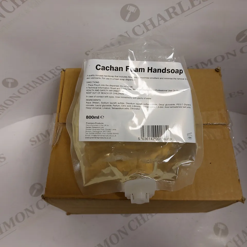 BOX OF 4 CACHAN FOAM HANDSOAP