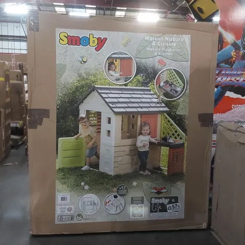 BOXED SMOBY NATURE PLAYHOUSE & KITCHEN