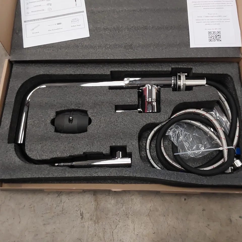 PALLET TO CONTAIN A LARGE QUANTITY OF AMAZING FORCE KITCHEN FAUCETS 