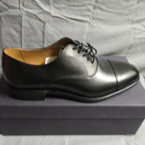 BOXED PAIR OF BERWICK 1707 LEATHER SHOES - UK SIZE 7