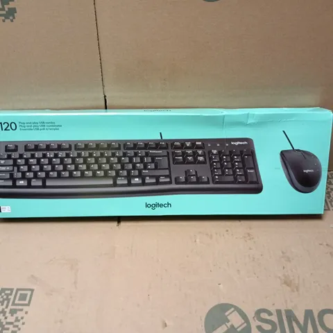 LOGITECH MK120 KEYBOARD & MOUSE USB COMBO
