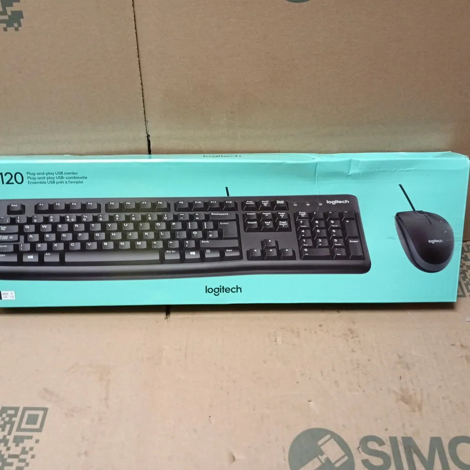 LOGITECH MK120 KEYBOARD & MOUSE USB COMBO