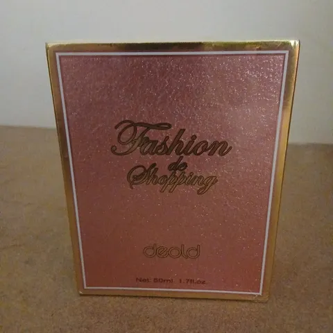 BOXED AND SEALED DEOLD FASHION DE SHOPPING 50ML