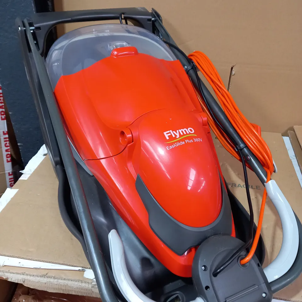 FLYMO EASIGLIDE PLUS 360V ELECTRIC HOVER COLLECT LAWNMOWER