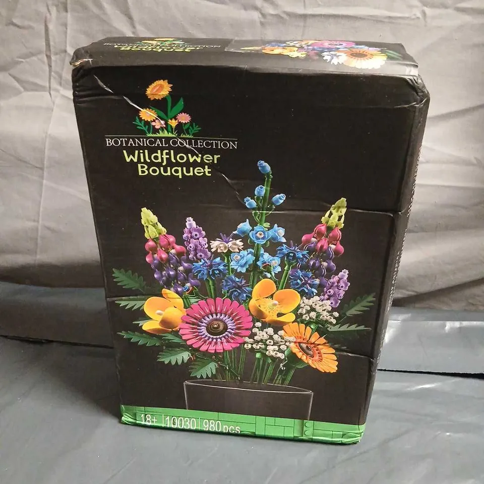 BOTANICAL COLLECTION WILDFLOWER BOUQUET – ARTIFICIAL FLOWER ARRANGEMENT (BOXED)