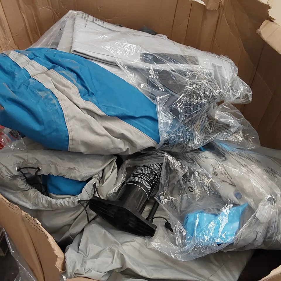 PALLET OF ASSORTED INFLATABLE KAYAKS AND PADDLE BOARDS WITH VARIOUS FAULTS, INCLUDING THE FOLLOWING BRANDS: SEVYLOR, HYDRO-FORCE 