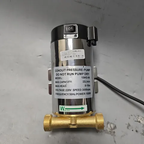 CONDUIT PRESSURE PUMP 15WG-90