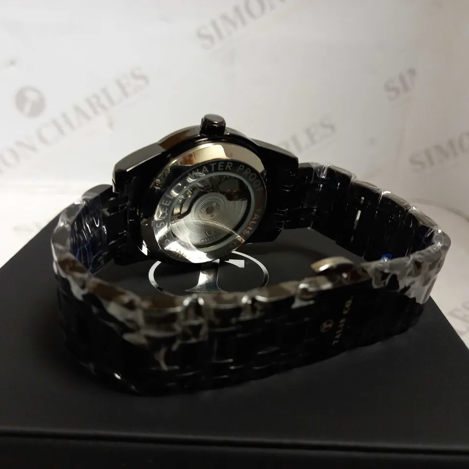 TALIS CO SKELETON DIAL BRACELET STRAP WRISTWATCH RRP £550